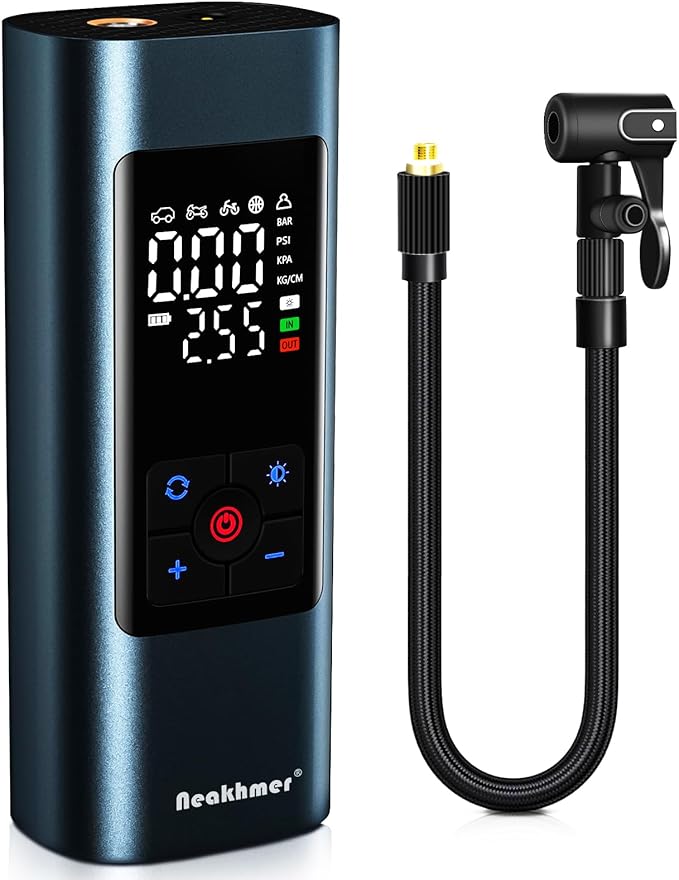 Tire Inflator Portable Air Compressor: Cordless